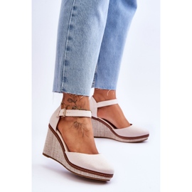 PS1 Naisten klassiset kiila sandaalit beige malani 2