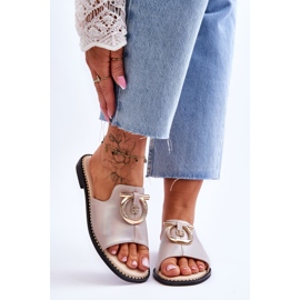 Nahkaiset tossut Comfort Kengät S.Barski KV-2775-32 Nude beige 1