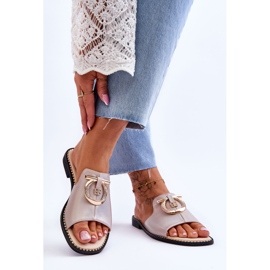 Nahkaiset tossut Comfort Kengät S.Barski KV-2775-32 Nude beige 2