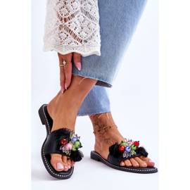 S.Barski Tossut koristehelmillä KV-2775-47 Musta 2