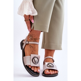 Naisten klassiset sandaalit S.Barski KV-2775-45 Nude beige 1