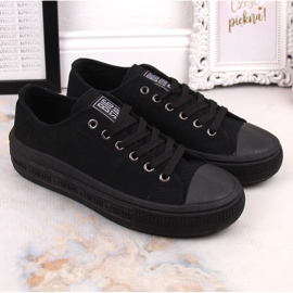 Naisten tennarit alustalla musta Big Star LL274A176 2