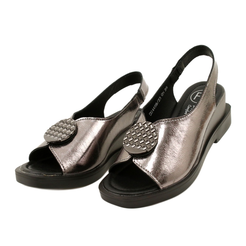 Wedge Sandaalit Gun Metal Filippo DS4469/23 ruskea 3
