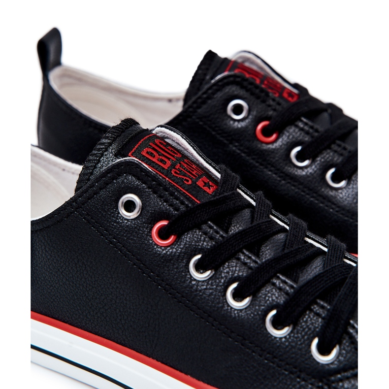 Miesten nahkalenkkarit Big Star JJ174068 musta 4