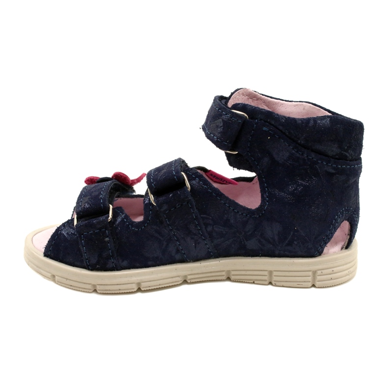 Korkeat ehkäisevät sandaalit Mazurek 1291 Butterflies sininen 2