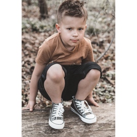 Lasten korkean vihreän khaki-lenkkarit 2