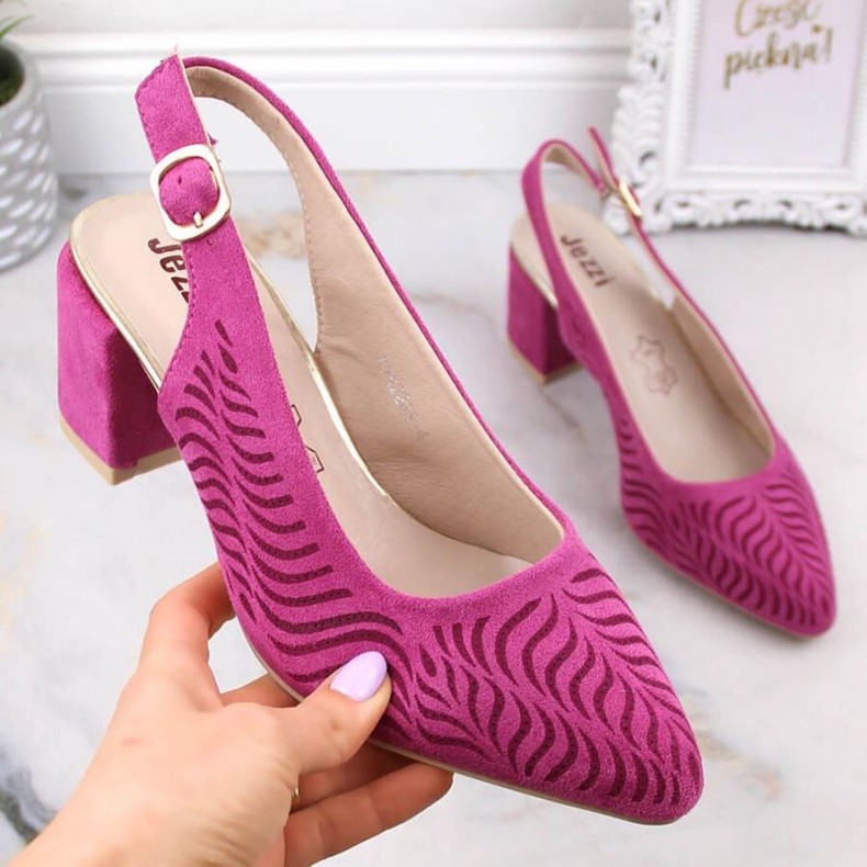 Mokkakorkoiset sandaalit Jezzi W RMR2263-4 fuksia vaaleanpunainen 1