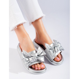 W. Potocki Naisten tossut rusetilla Potocki hopea 1