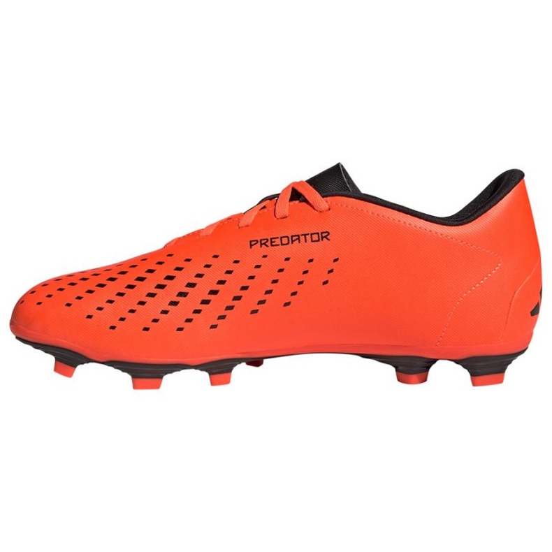 Adidas Predator Accuracy.4 Fg M GW4603 jalkapallokengät oranssi appelsiinit ja punaiset 1