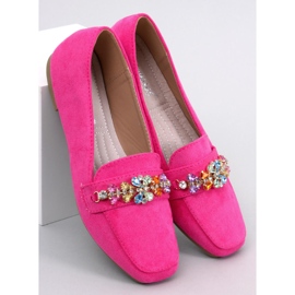 Davitian tekojalokivi Loafers fuksia vaaleanpunainen 1