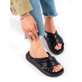 Tossut LA.FI alustalla musta 1