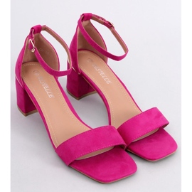 Rocco Fuchsia matalakorkoiset sandaalit vaaleanpunainen 1