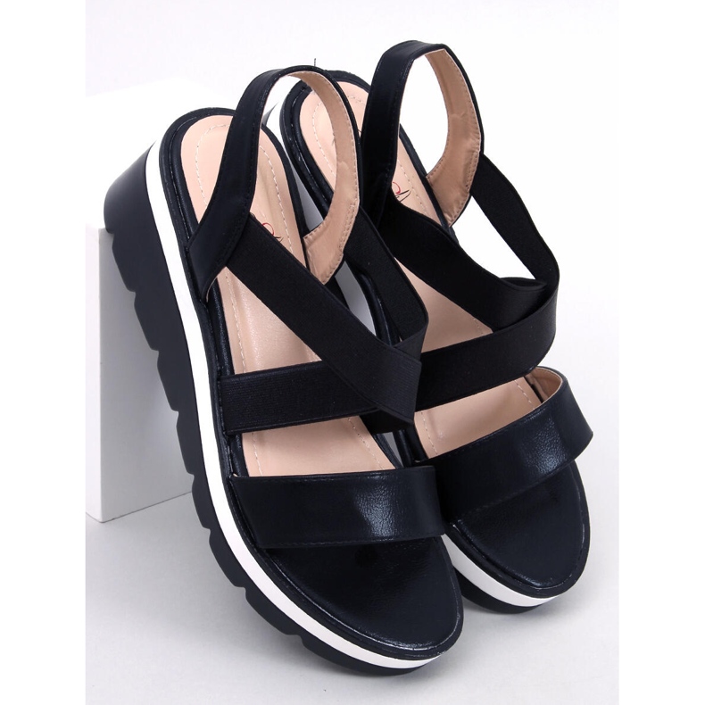 Sethi Black wedge sandaalit musta 1