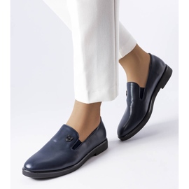 Tummansiniset tavalliset Concord-kengät sininen 1