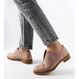 Beige brogues LS5379 Taupe 1