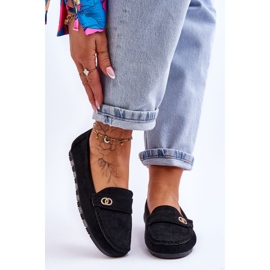 Castelo musta mokkanahka Loafers 1