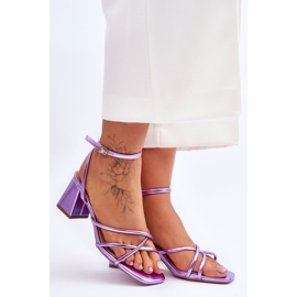 Muodikkaat Felisa violetit korkeakorkoiset sandaalit violetti 7