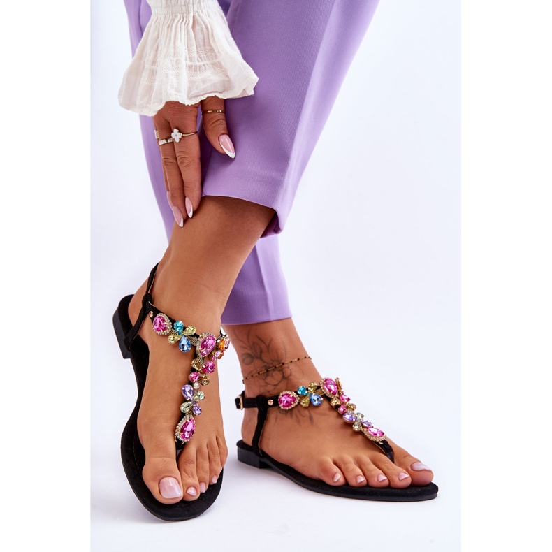 Suede varvastossut Stones Black France musta 2