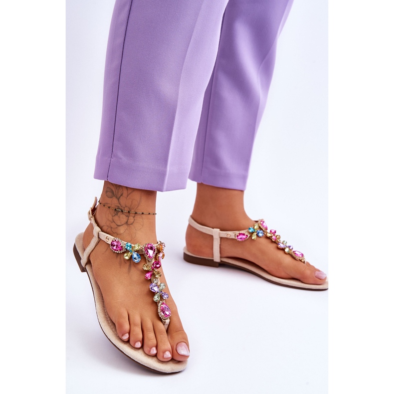 Suede varvastossut Stones Beige France 2