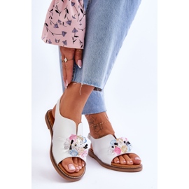 Vinceza Naisten nahkasandaalit kivillä White Mersea musta 2