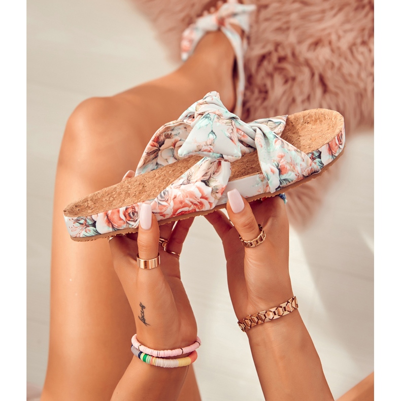 Klassiset tossut kukilla Big Star JJ274703 Vaaleanharmaa 4