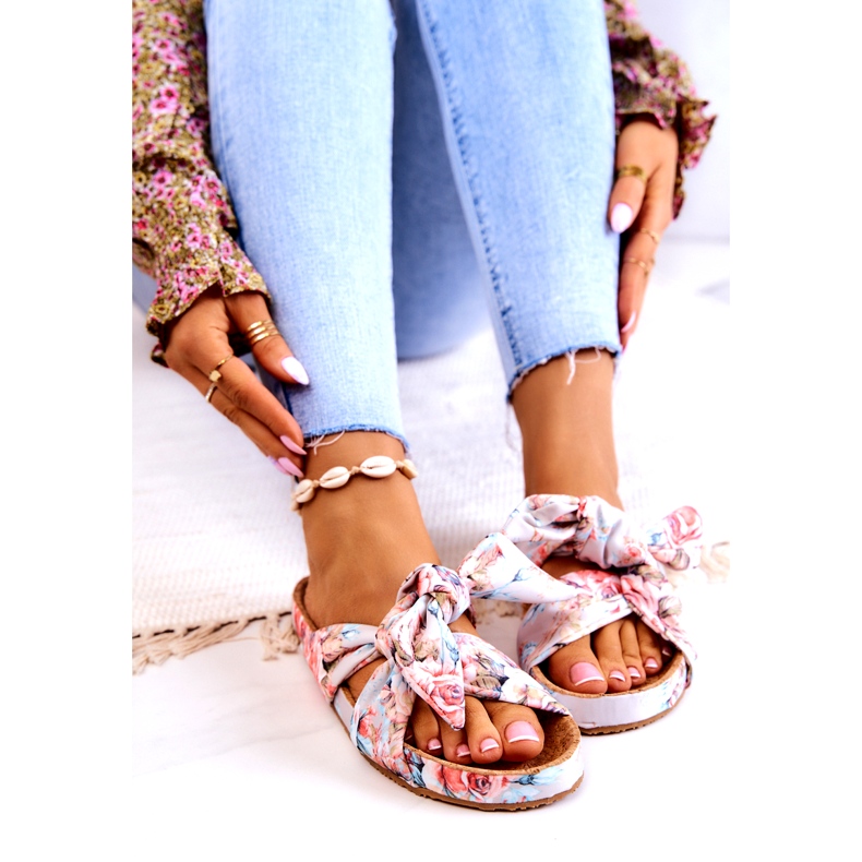 Klassiset tossut kukilla Big Star JJ274703 Vaaleanharmaa 2