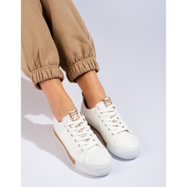 Shelovet valkoiset klassiset urheilukengät valkoinen 1