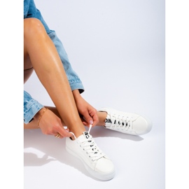 Shelovet valkoiset klassiset urheilukengät valkoinen 1