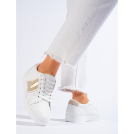 Shelovet valkoiset klassiset urheilukengät valkoinen 1