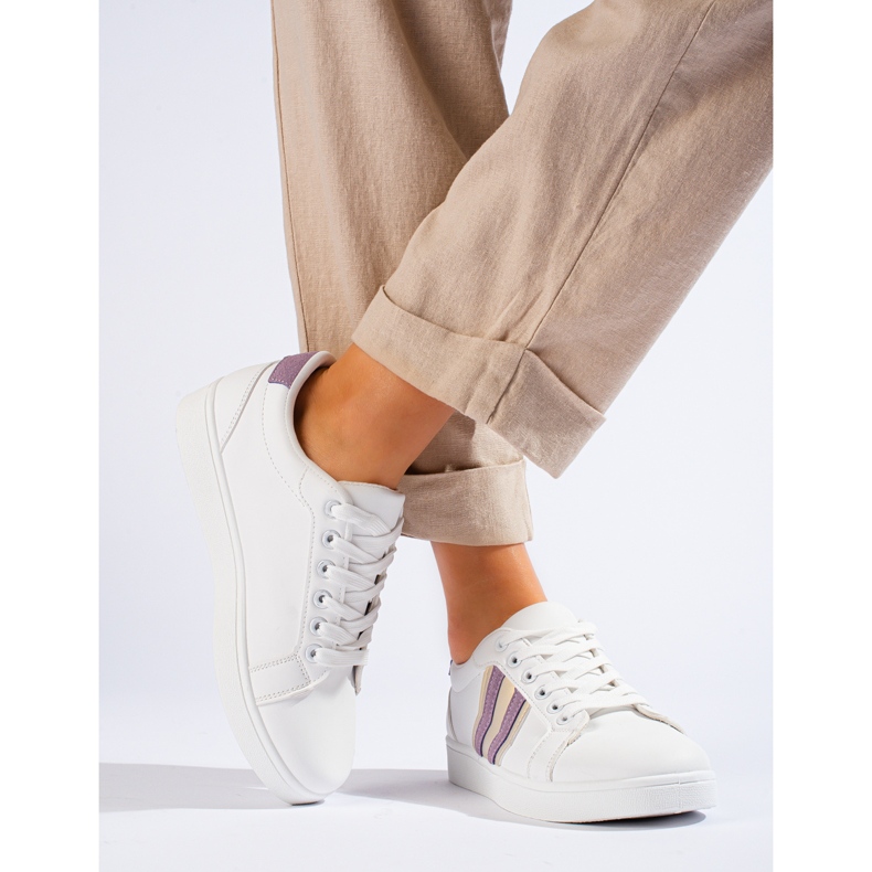 Shelovet valkoiset klassiset urheilukengät valkoinen 2