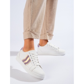 Shelovet valkoiset klassiset urheilukengät valkoinen 1