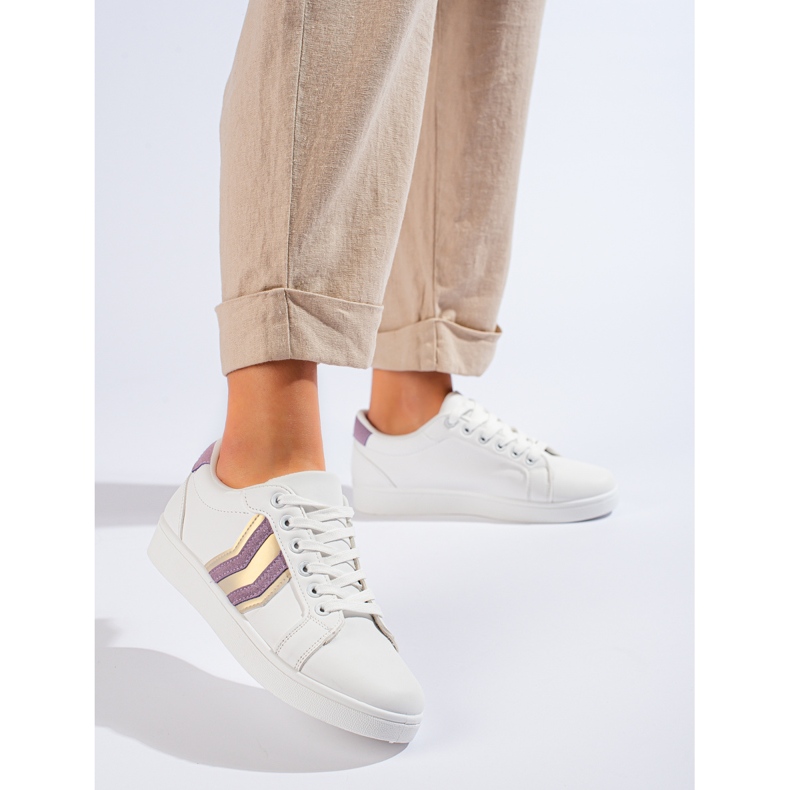 Shelovet valkoiset klassiset urheilukengät valkoinen 1