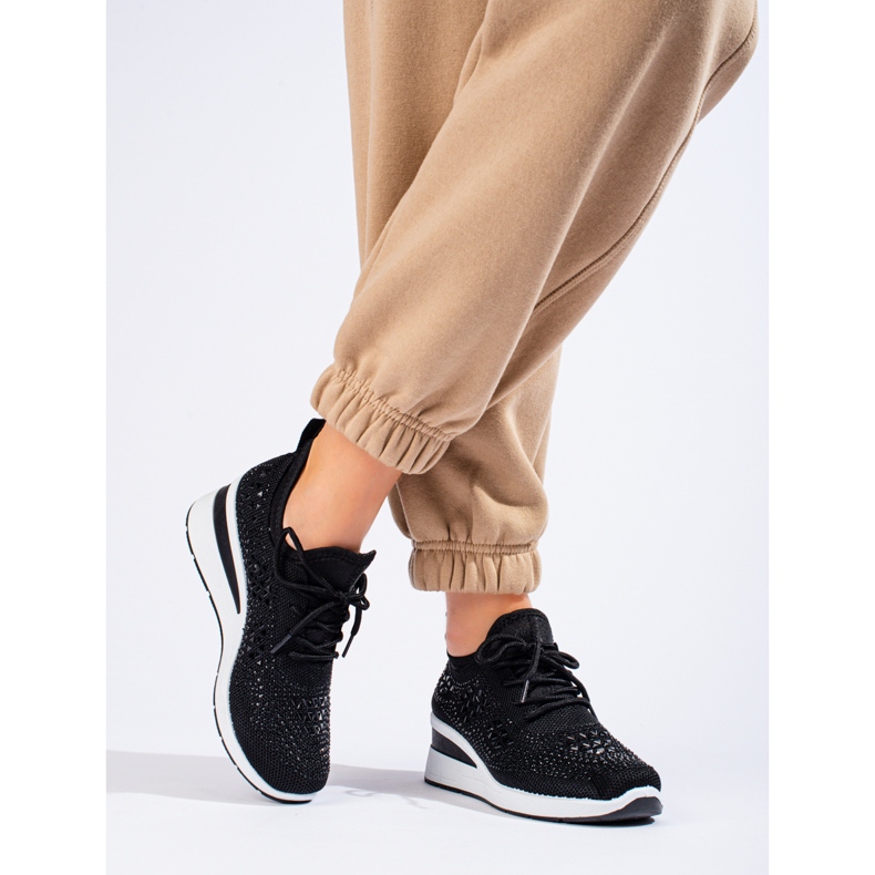 Shelovet mustat tekstiilikiilalenkkarit 1