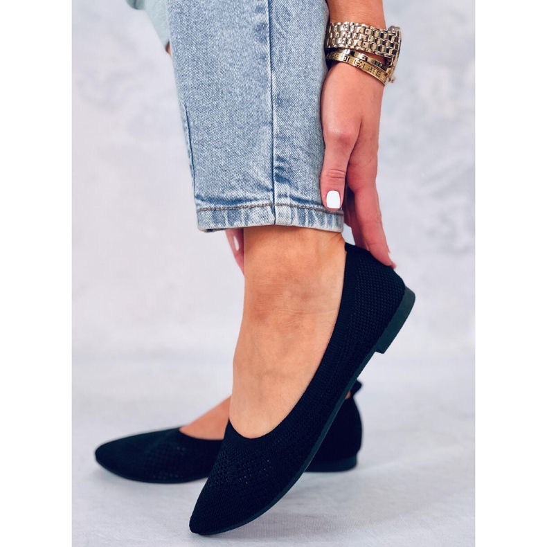 Harjakatkoiset balerinat Forlani Black musta 2