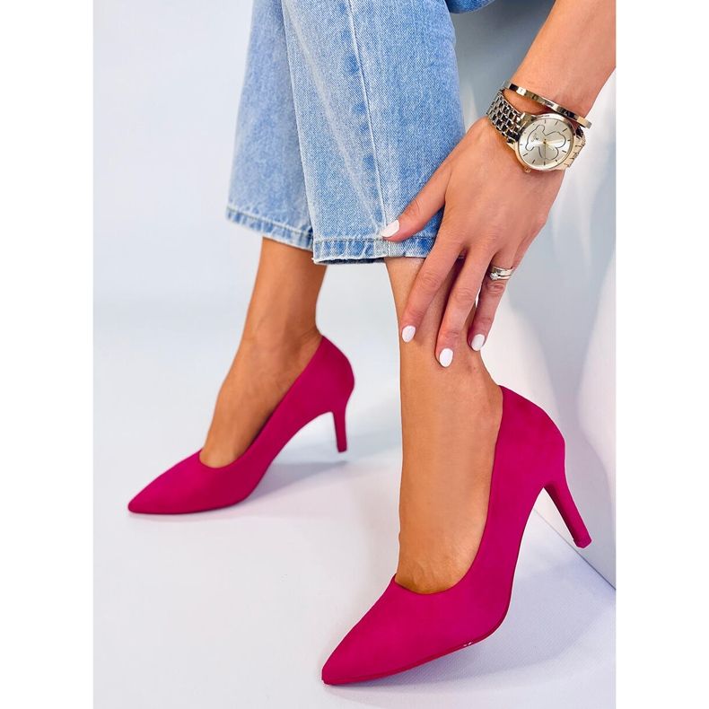 Klassiset naisten pumput Eurielle Fuchsia vaaleanpunainen 2