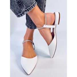 Durie Whiten avokorkoinen ballerina valkoinen 1