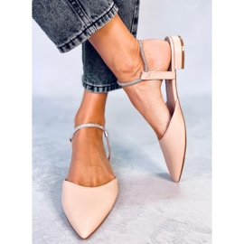 BM Durie Nude avokorkoiset balettit beige 1