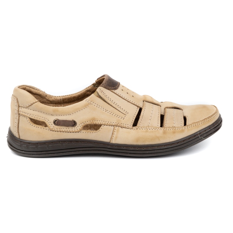 Polbut Miesten avoimet kengät 06 kesän beige 1