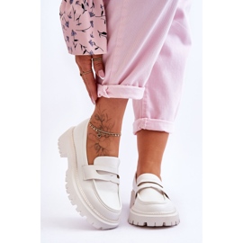 Valkoiset Riverside Slip On Platform mokasiinit valkoinen 2