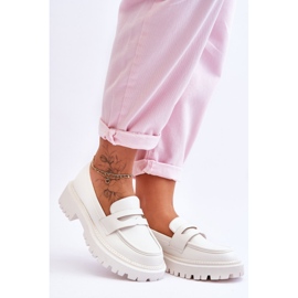 Valkoiset Riverside Slip On Platform mokasiinit valkoinen 1