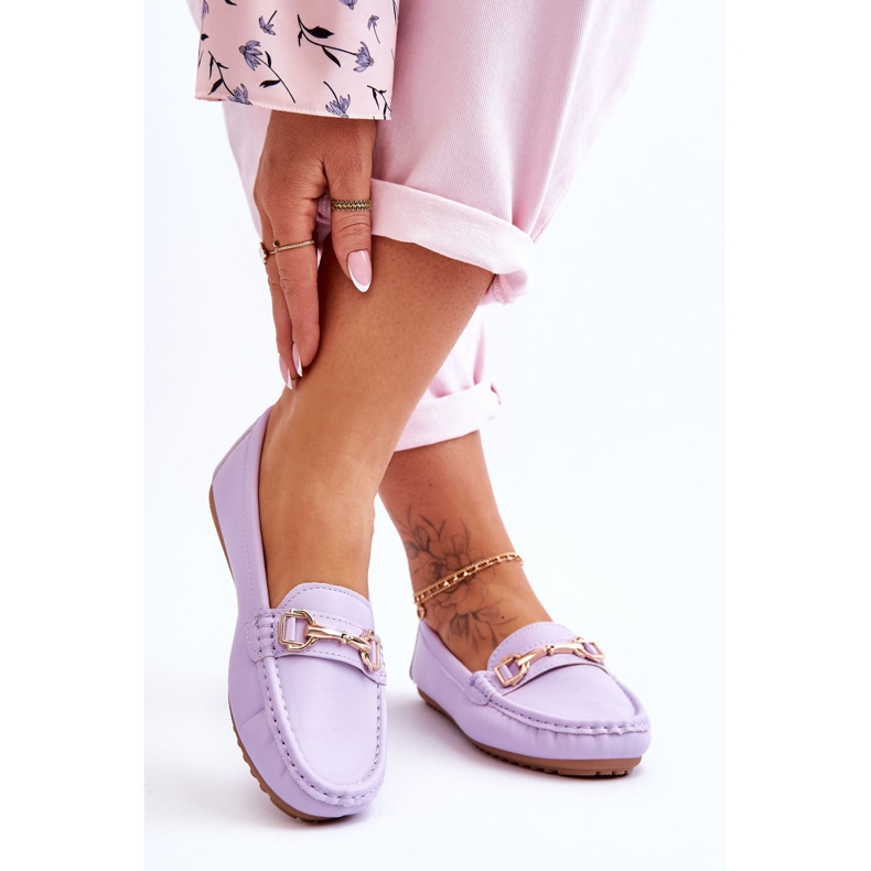 Klassiset Veronan violetit nahkahousut violetti 2