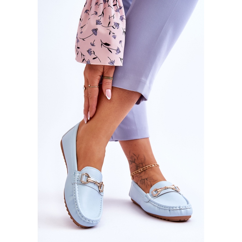 Classic Leather Loafers Vaaleansininen Verona 2