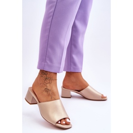 Tyylikkäät Smooth Tossut Sergio Leone KL317 Beige 2