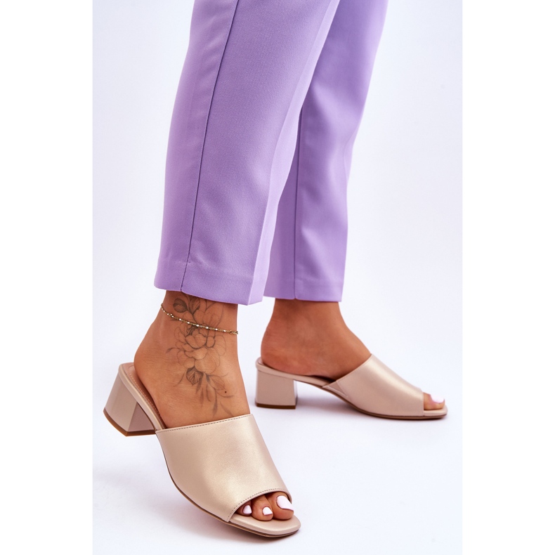 Tyylikkäät Smooth Tossut Sergio Leone KL317 Beige 2