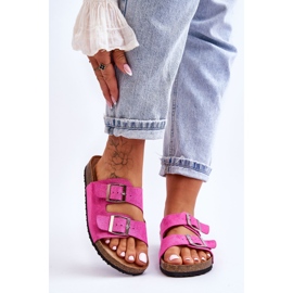 FB1 Naisten Fuchsia Destino Slip-On -tossut vaaleanpunainen 1