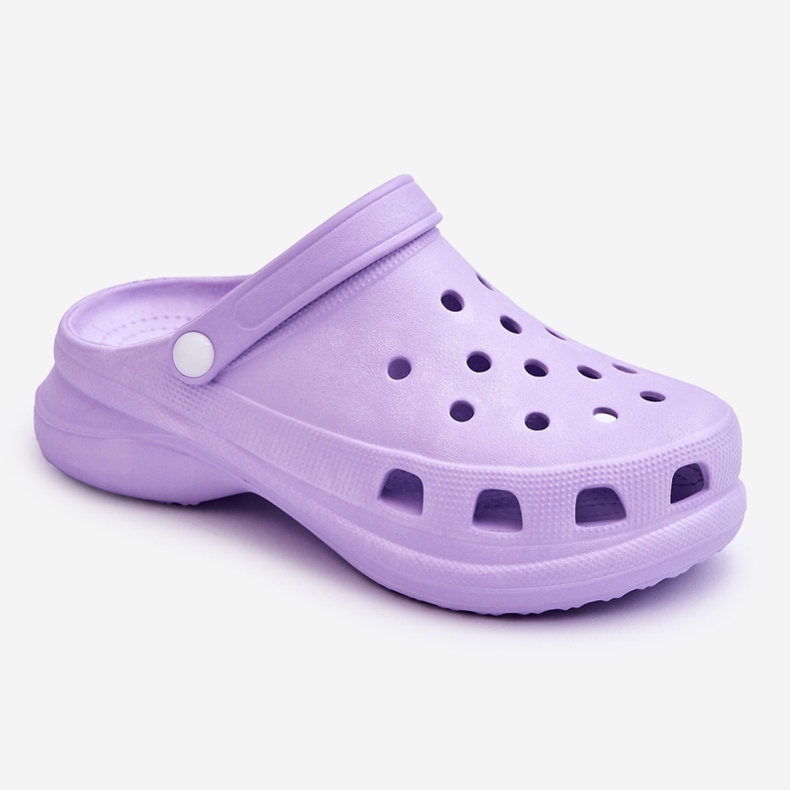 PG2 Crocs Foam -muulit, joissa on paksut pohjat Purppura Katniss violetti 1