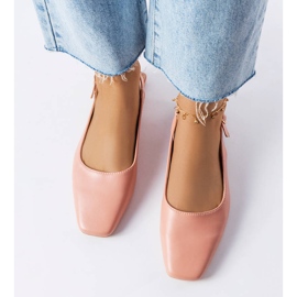 Vaaleanpunaiset suljetut sandaalit vaaleanpunainen 1