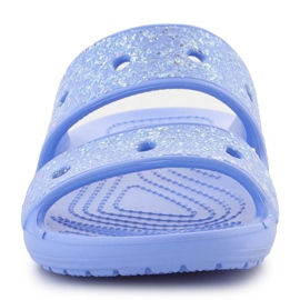 Crocs Classic Glitter Sandal Jr. 207788-5Q6 tossut sininen 1
