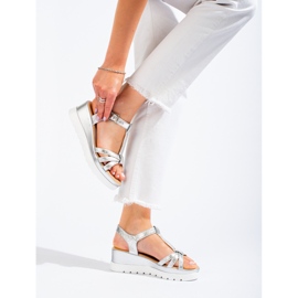 Naisten Shelovet-hopeasandaalit 2