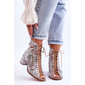 Nahkasaappaat Maciejka 04040-11 Valkoinen 1